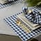 DII® Reversible Gingham & Buffalo Check Placemat Set, 4ct.